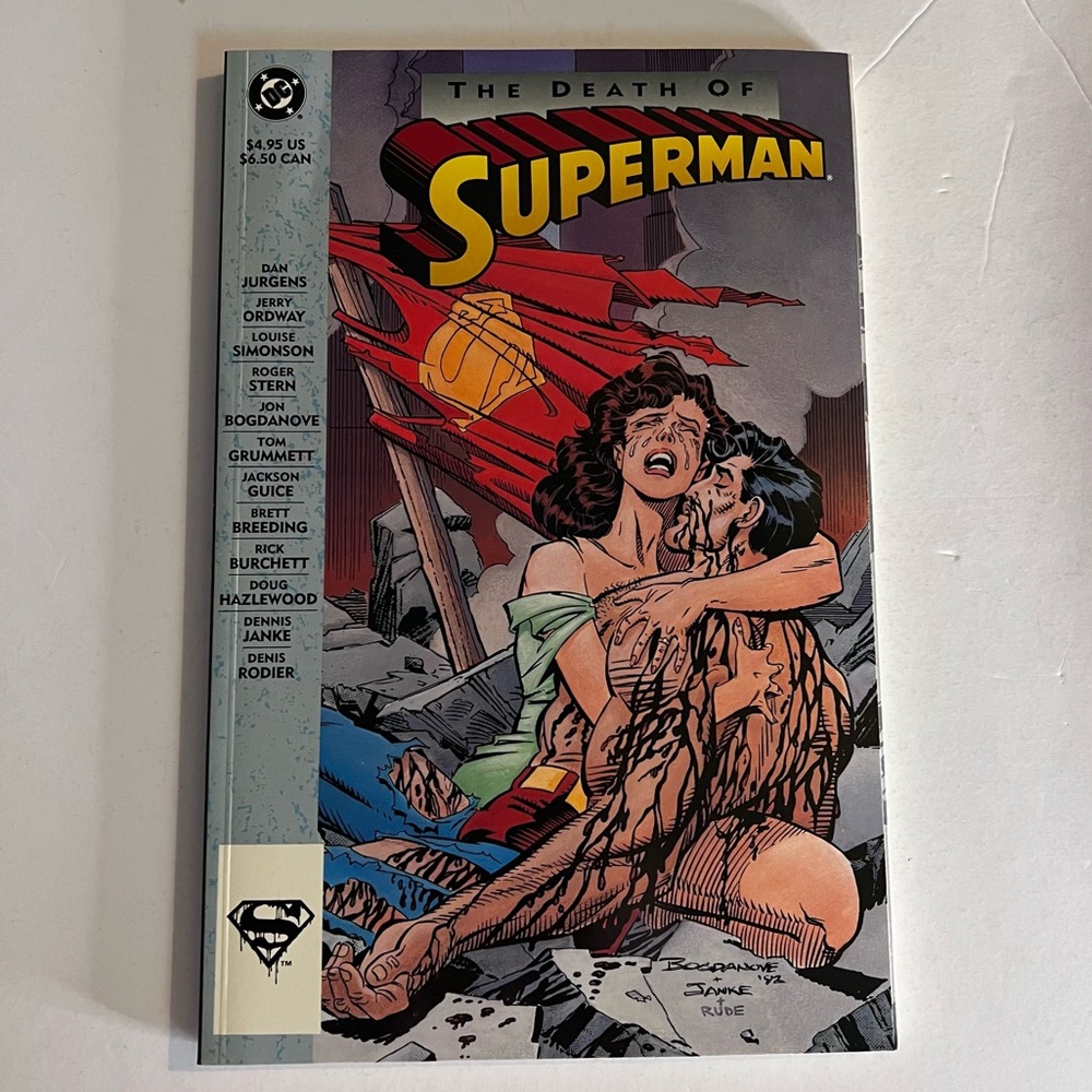 RARE 1ST PRINT THE DEATH OF SUPERMAN COMIC BOOK